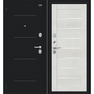 Техно Букле черное/Bianco Veralinga 205*86 левая