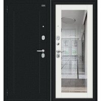 Флэш Букле черное/Off-white 205*86 левая