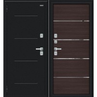 Thermo Лайн/BChrome Букле черное/Wenge Melinga 205*86 левая