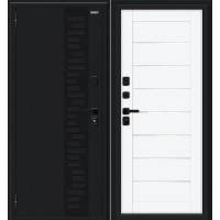 Thermo Техно Декор-2/SBlack Букле черное/White Silk 205*86 левая